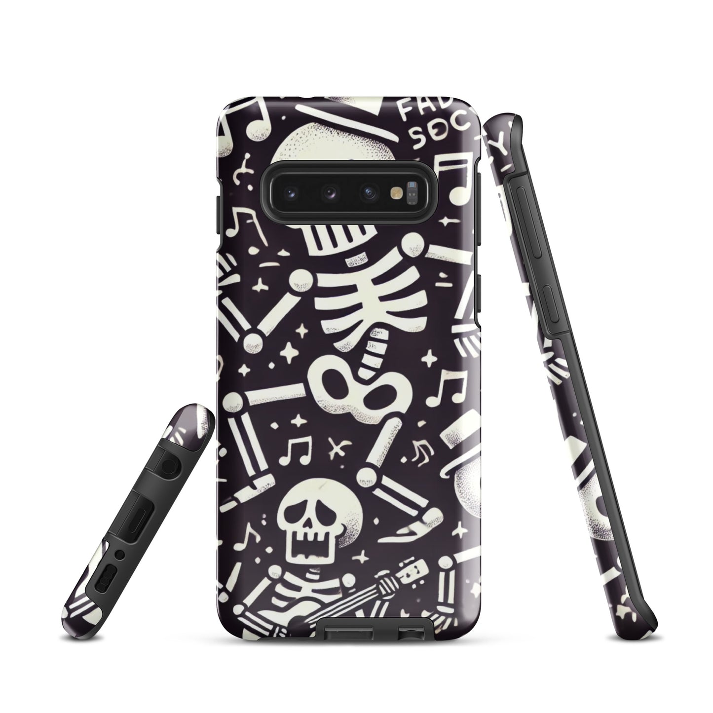 Funda dura Samsung® HALLOWEEN esqueletos