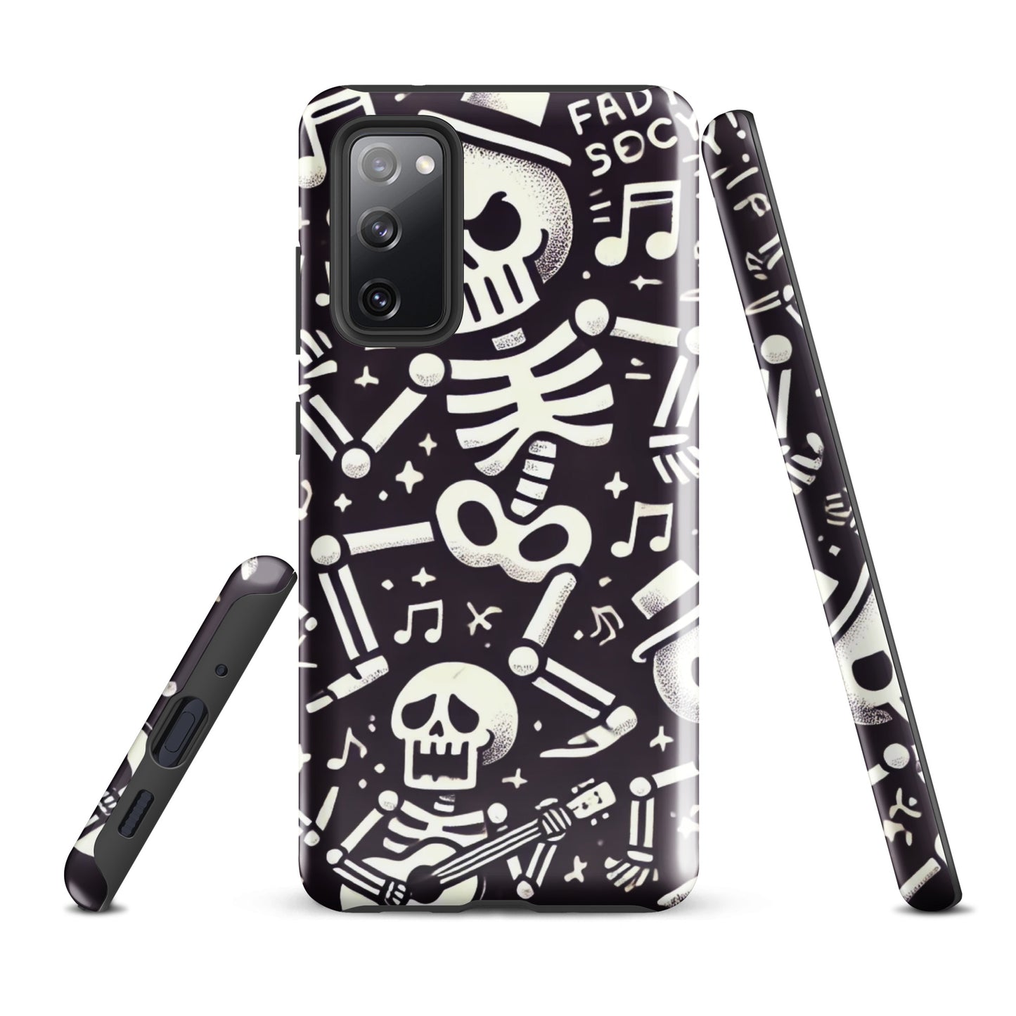 Funda dura Samsung® HALLOWEEN esqueletos