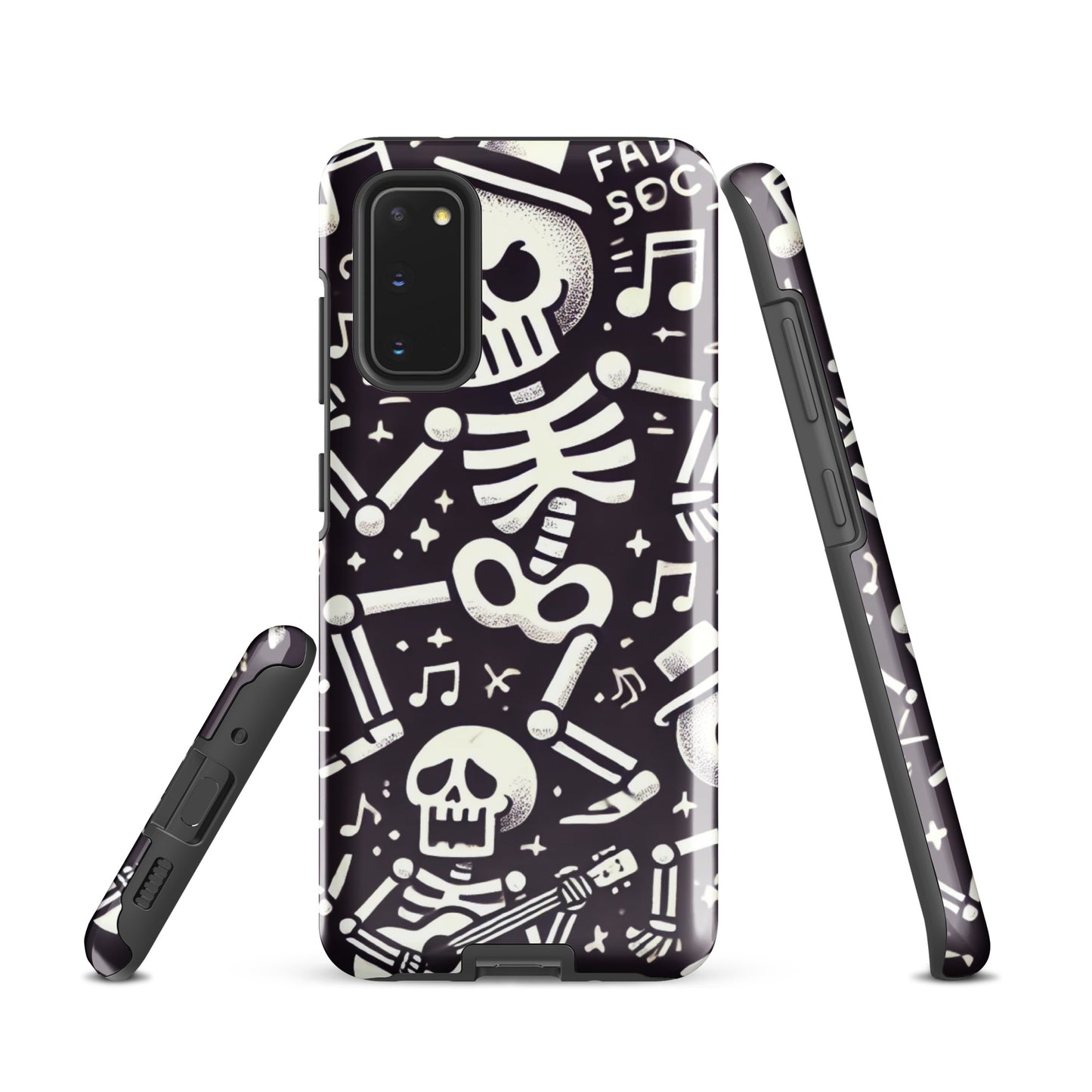 Funda dura Samsung® HALLOWEEN esqueletos