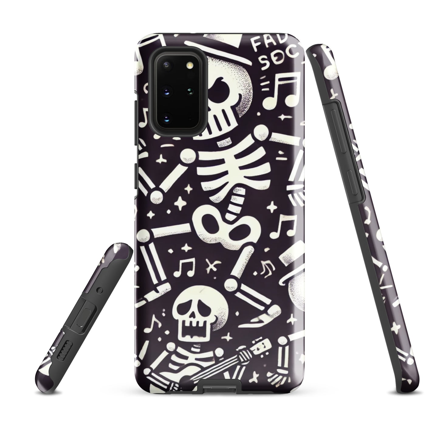 Funda dura Samsung® HALLOWEEN esqueletos