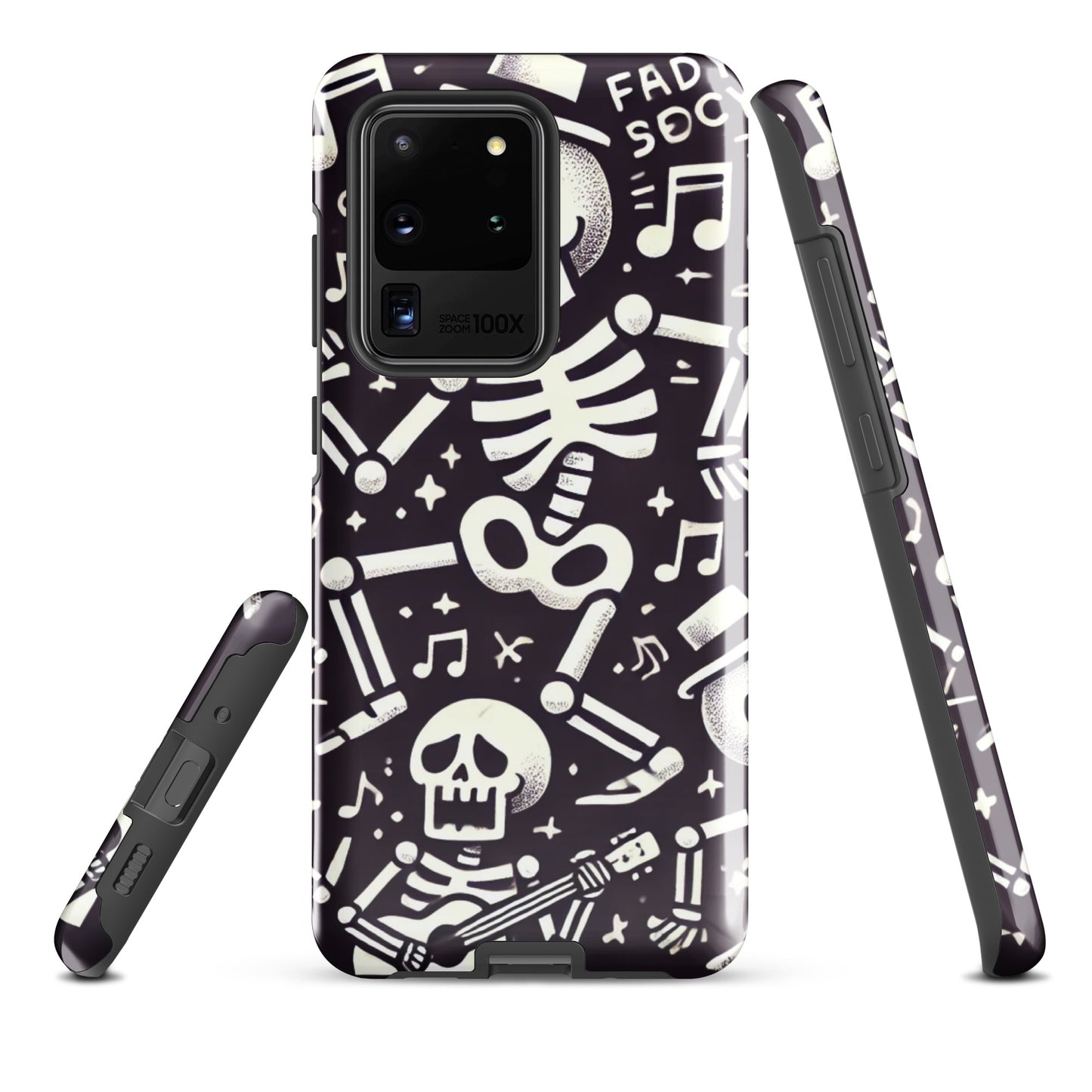 Funda dura Samsung® HALLOWEEN esqueletos