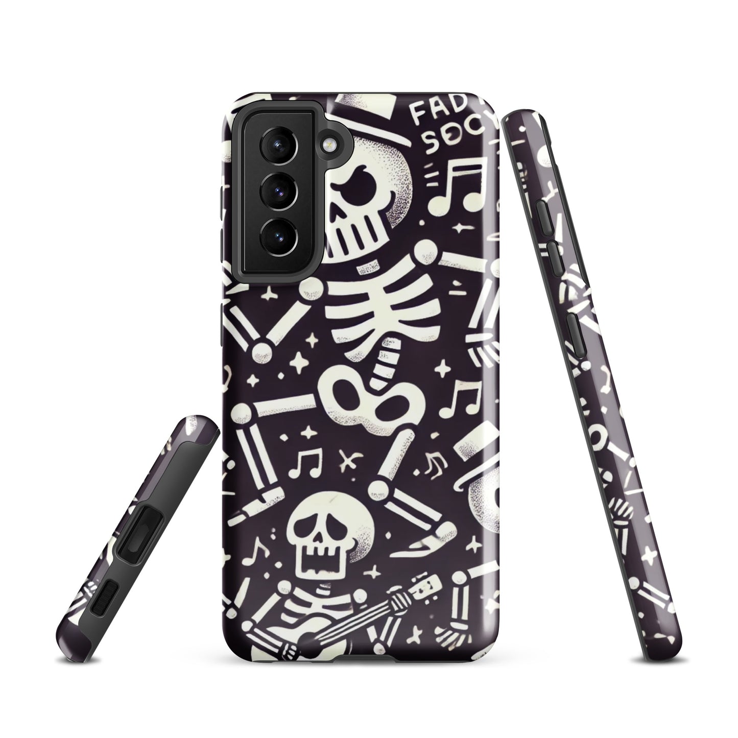 Funda dura Samsung® HALLOWEEN esqueletos