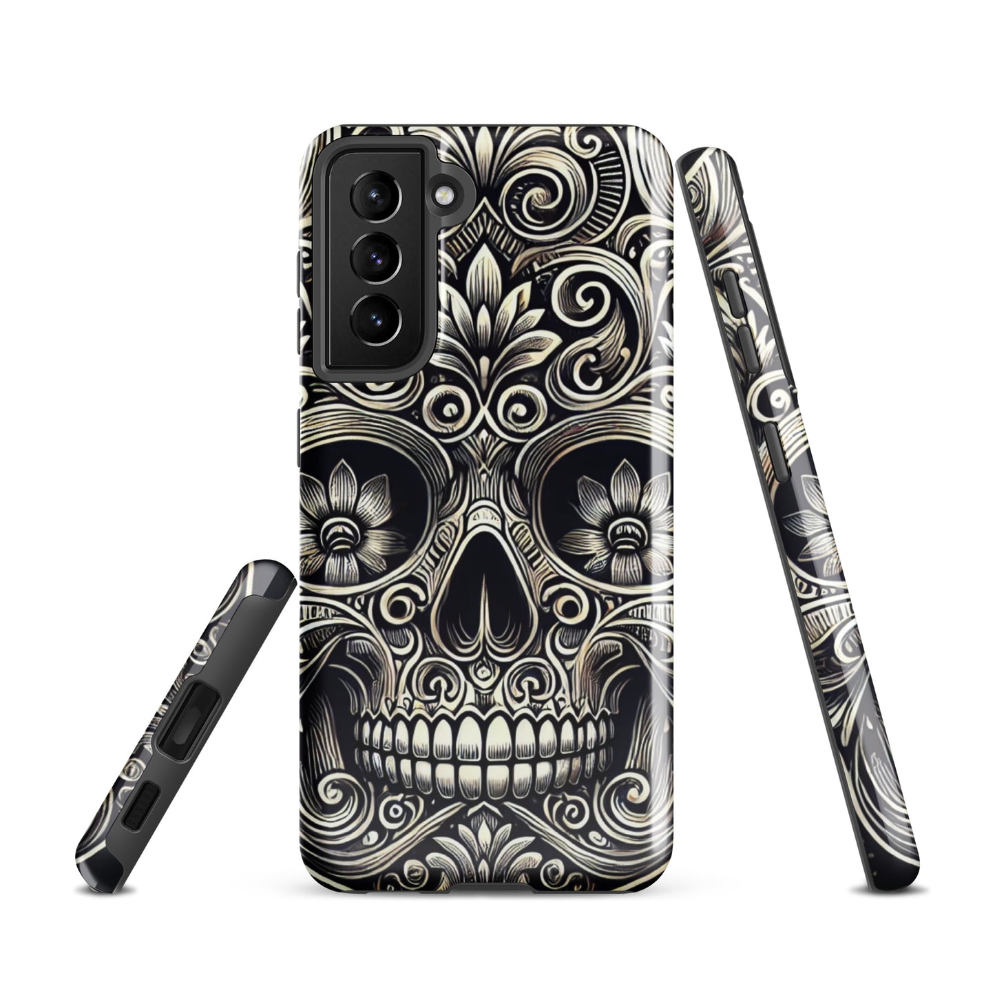Funda dura Samsung® HALLOWEEN calavera