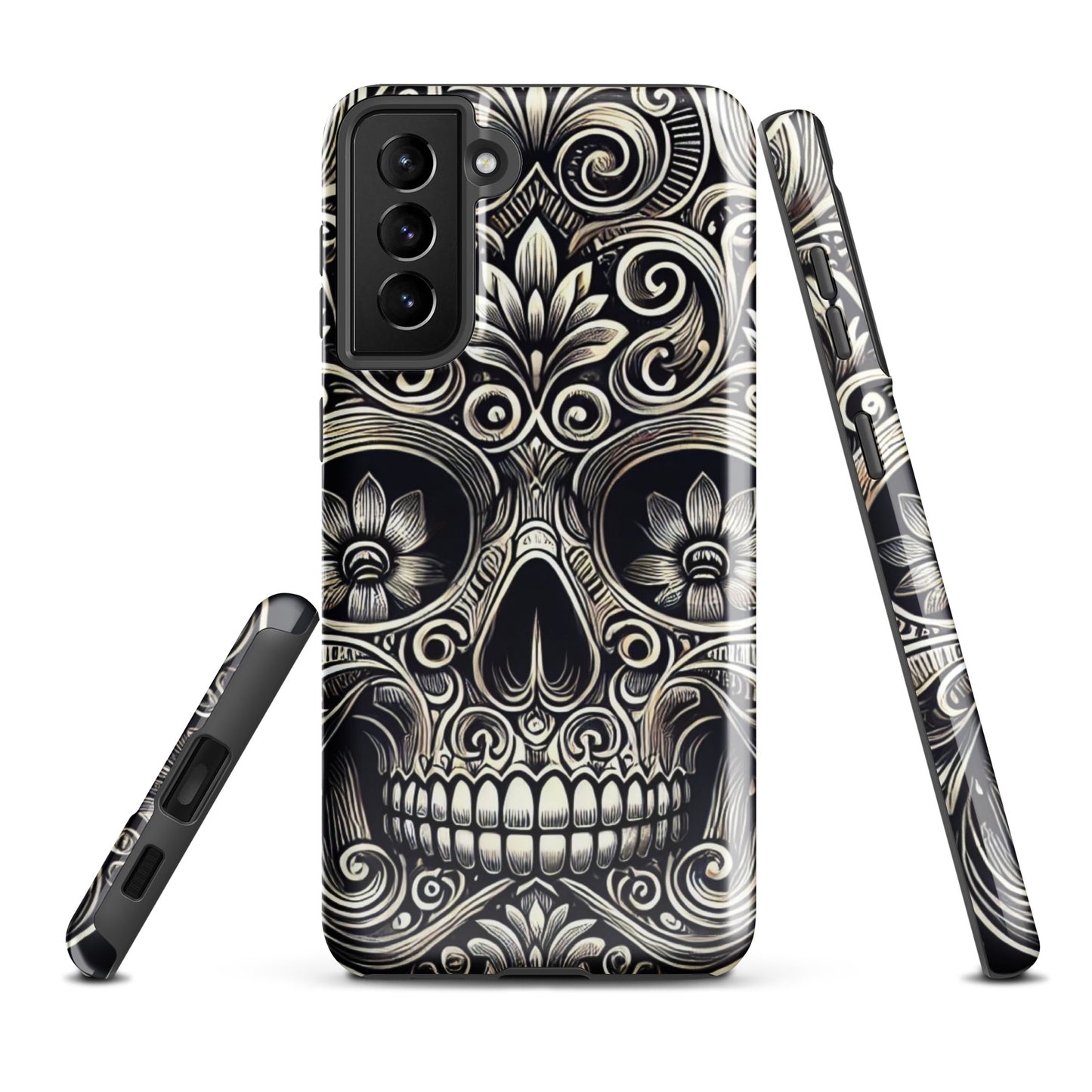 Funda dura Samsung® HALLOWEEN calavera