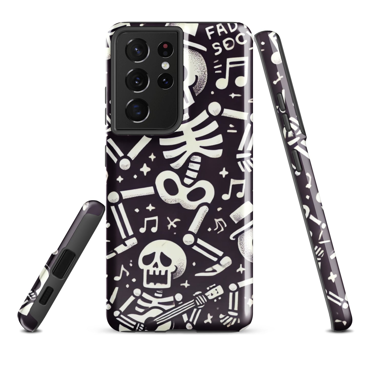 Funda dura Samsung® HALLOWEEN esqueletos