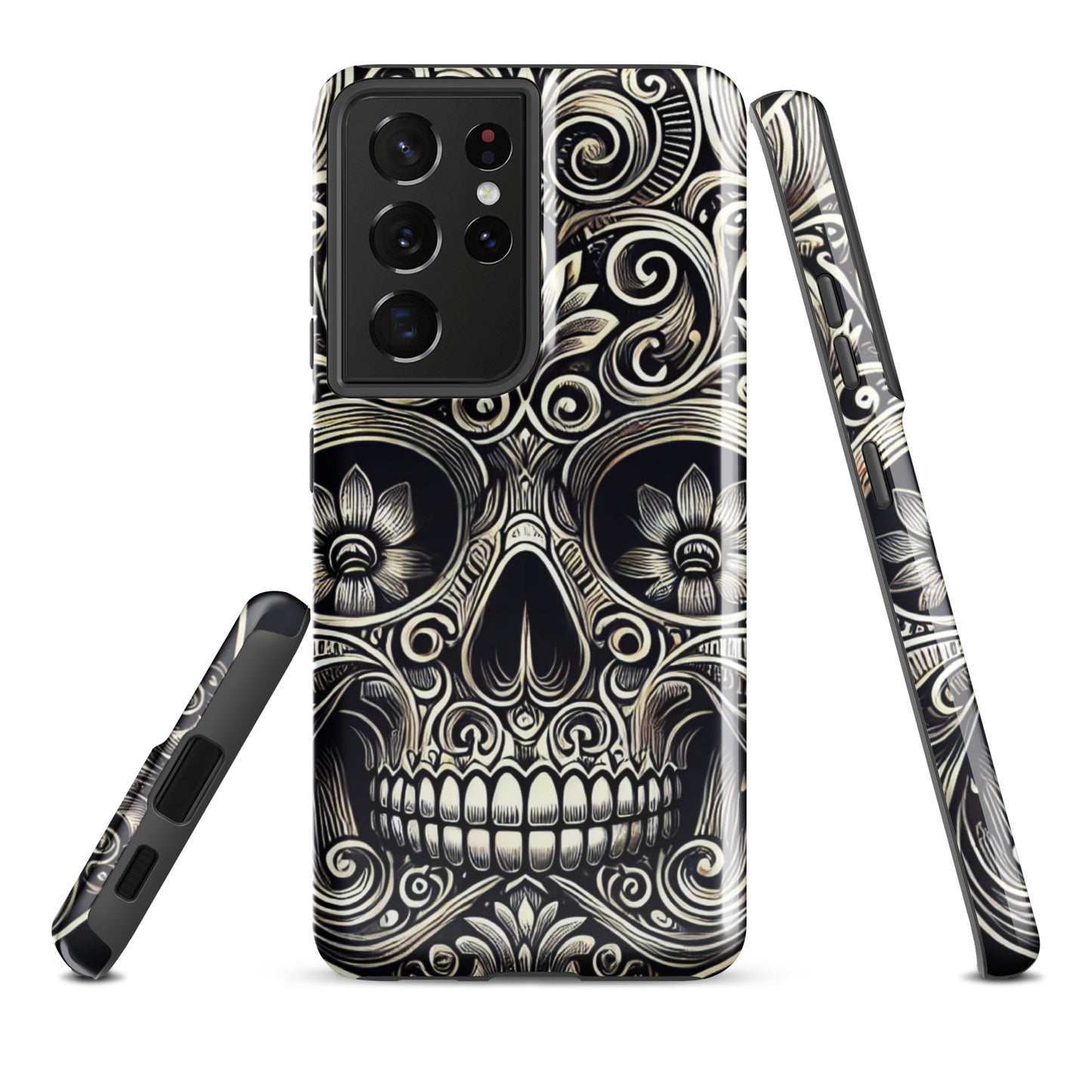 Funda dura Samsung® HALLOWEEN calavera