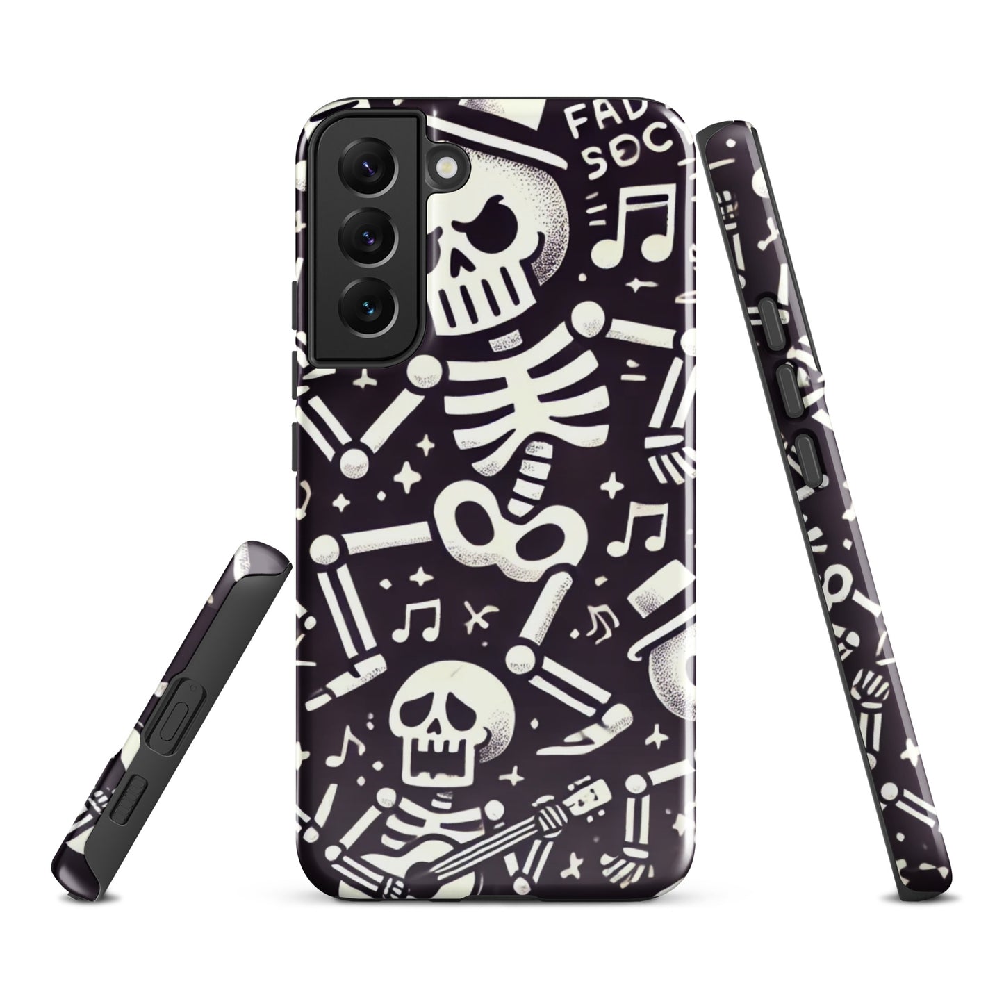 Funda dura Samsung® HALLOWEEN esqueletos