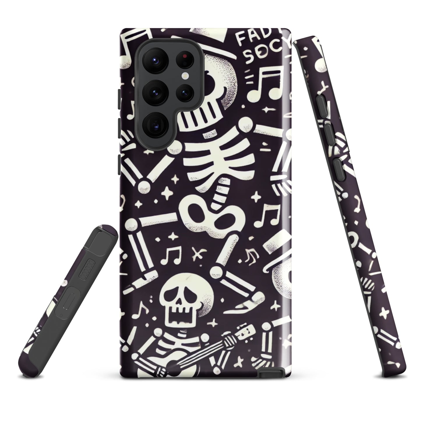 Funda dura Samsung® HALLOWEEN esqueletos