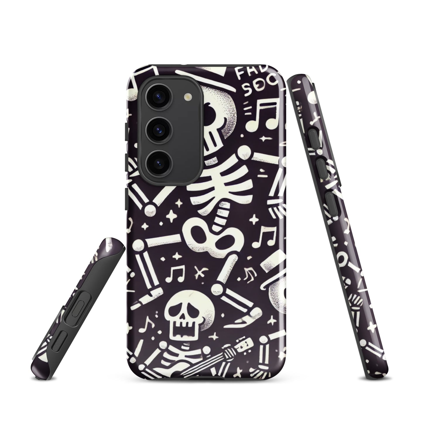 Funda dura Samsung® HALLOWEEN esqueletos