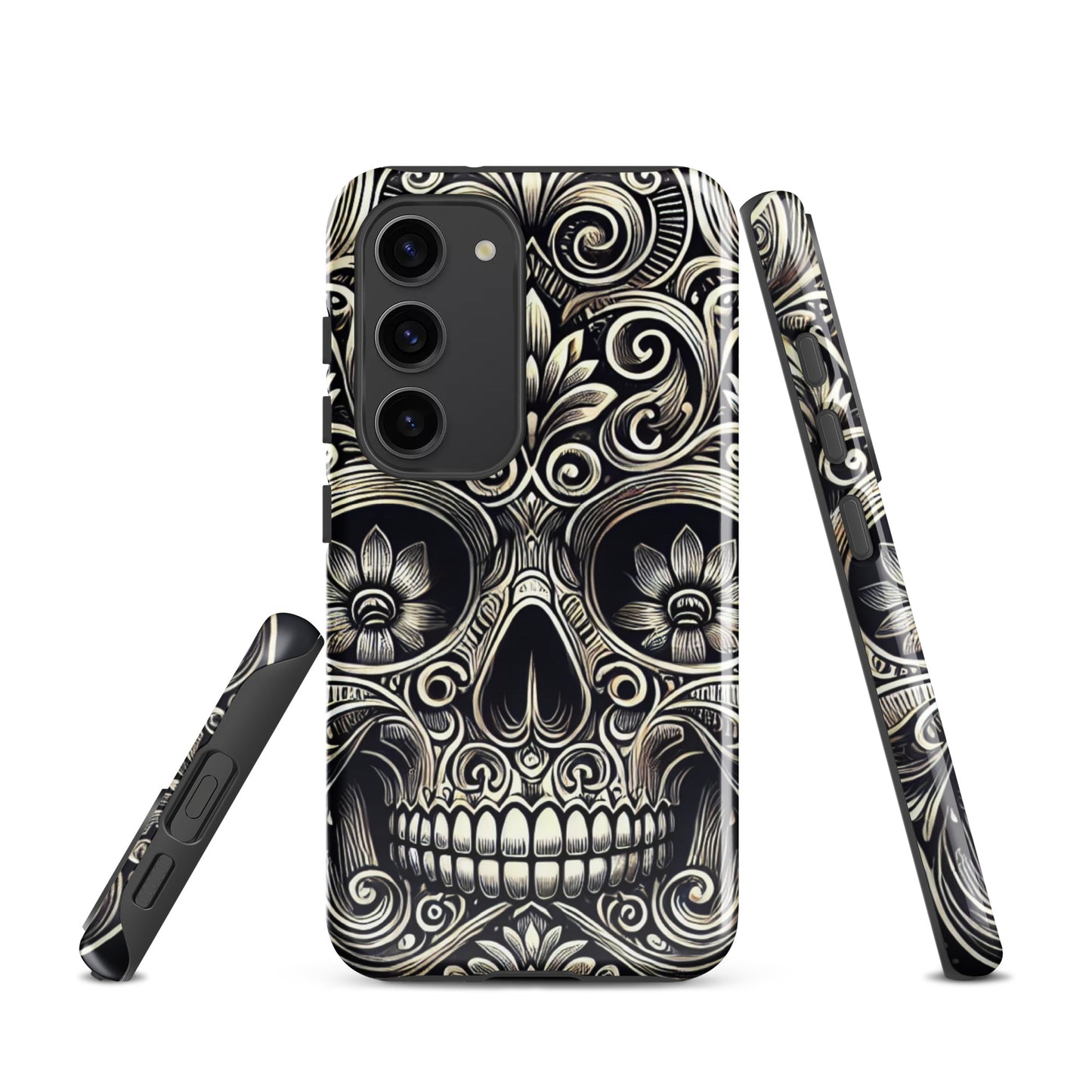 Funda dura Samsung® HALLOWEEN calavera