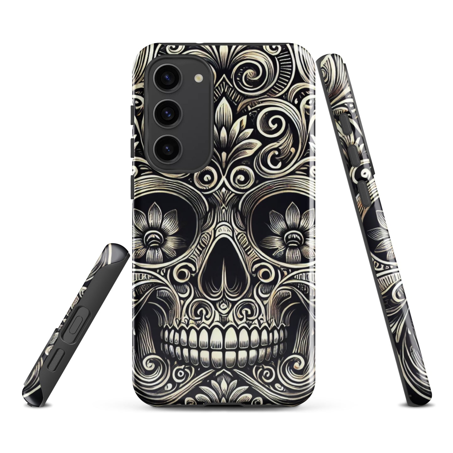 Funda dura Samsung® HALLOWEEN calavera