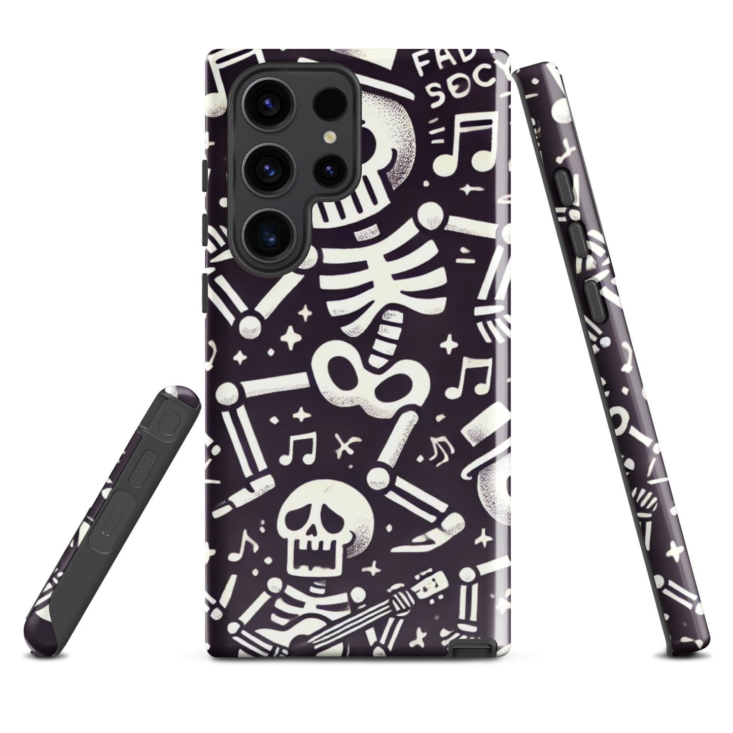 Funda dura Samsung® HALLOWEEN esqueletos