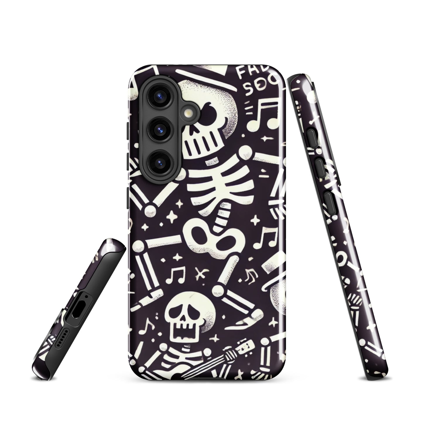 Funda dura Samsung® HALLOWEEN esqueletos