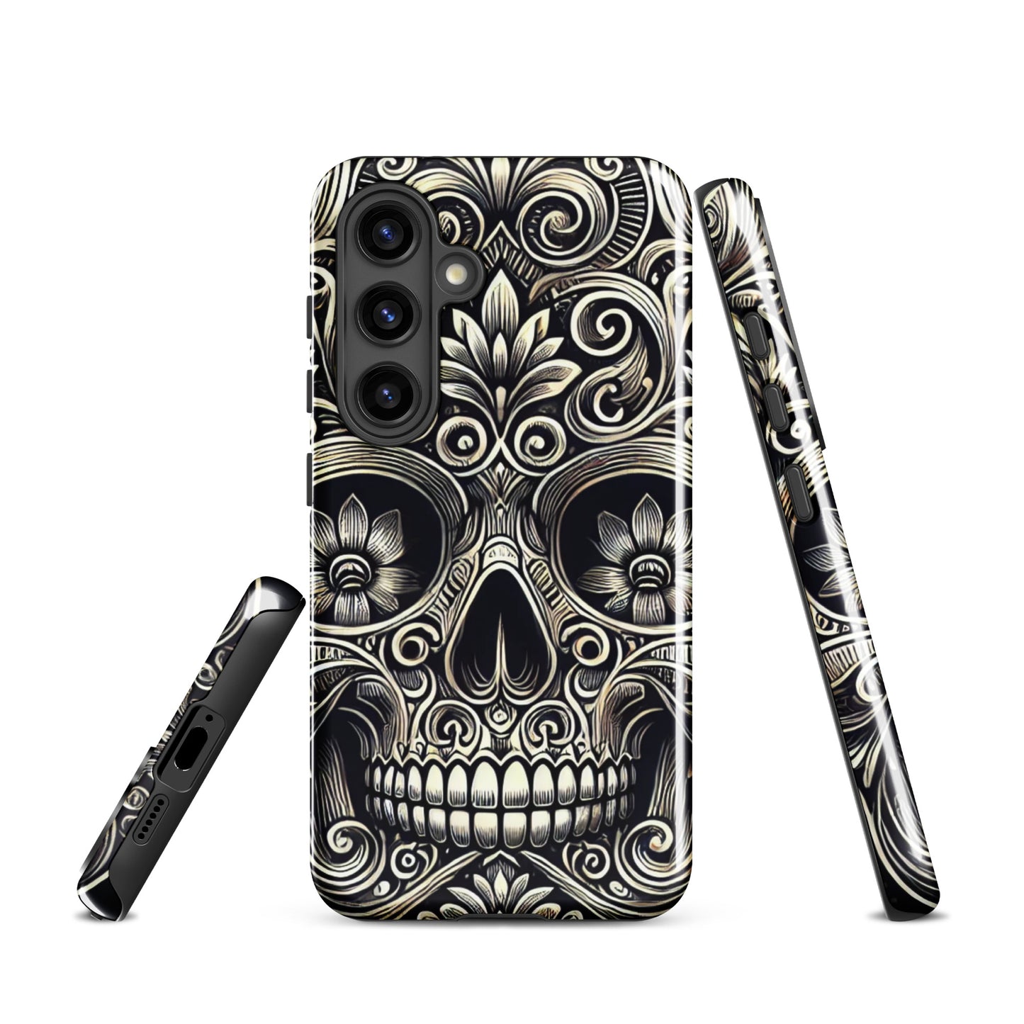 Funda dura Samsung® HALLOWEEN calavera