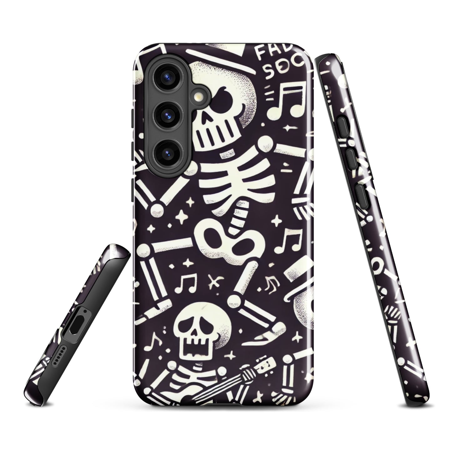 Funda dura Samsung® HALLOWEEN esqueletos