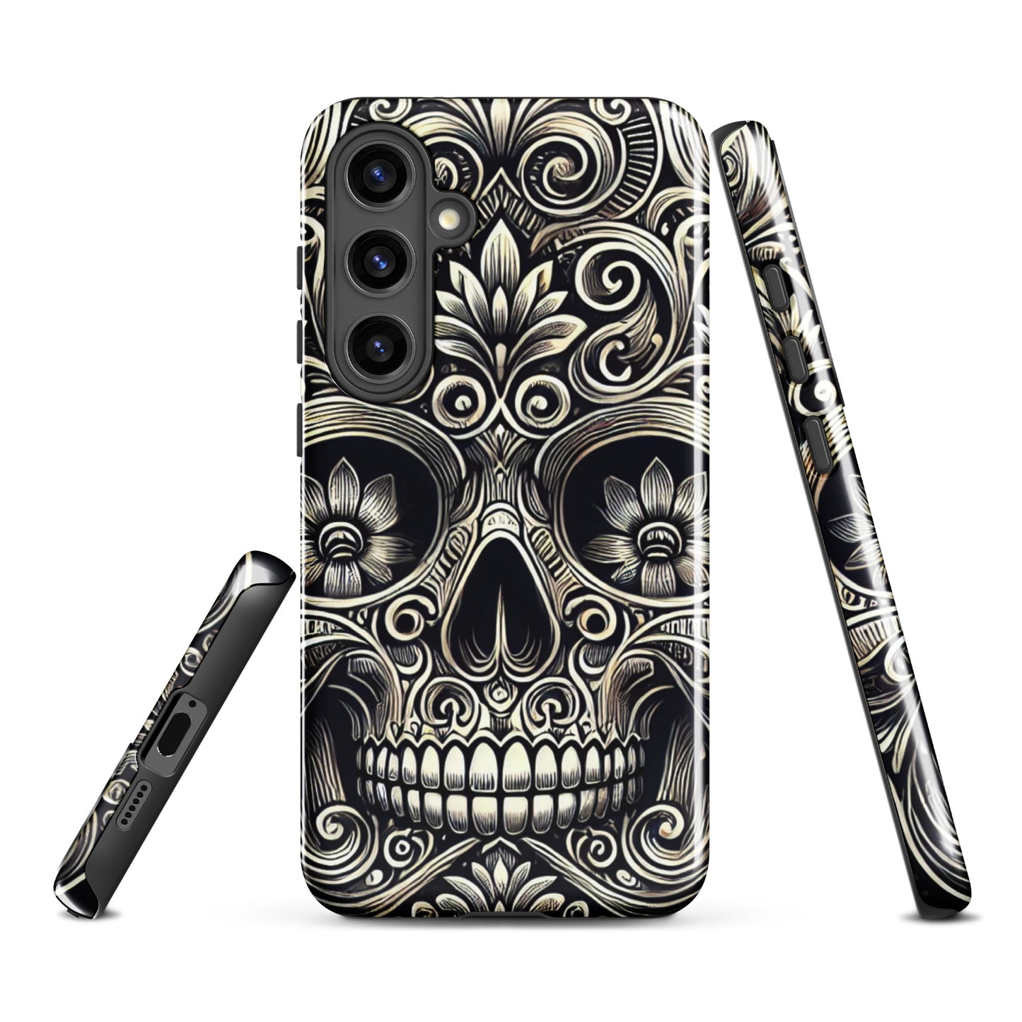 Funda dura Samsung® HALLOWEEN calavera