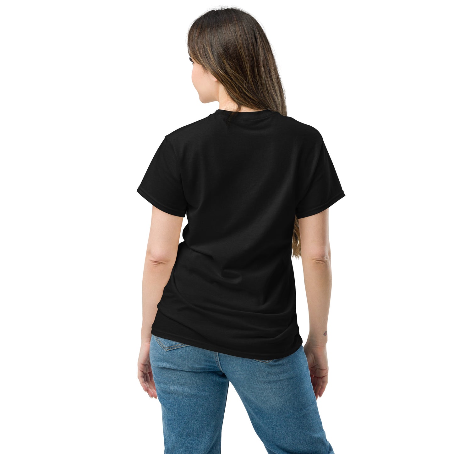 Classic unisex t-shirt with white OM symbol