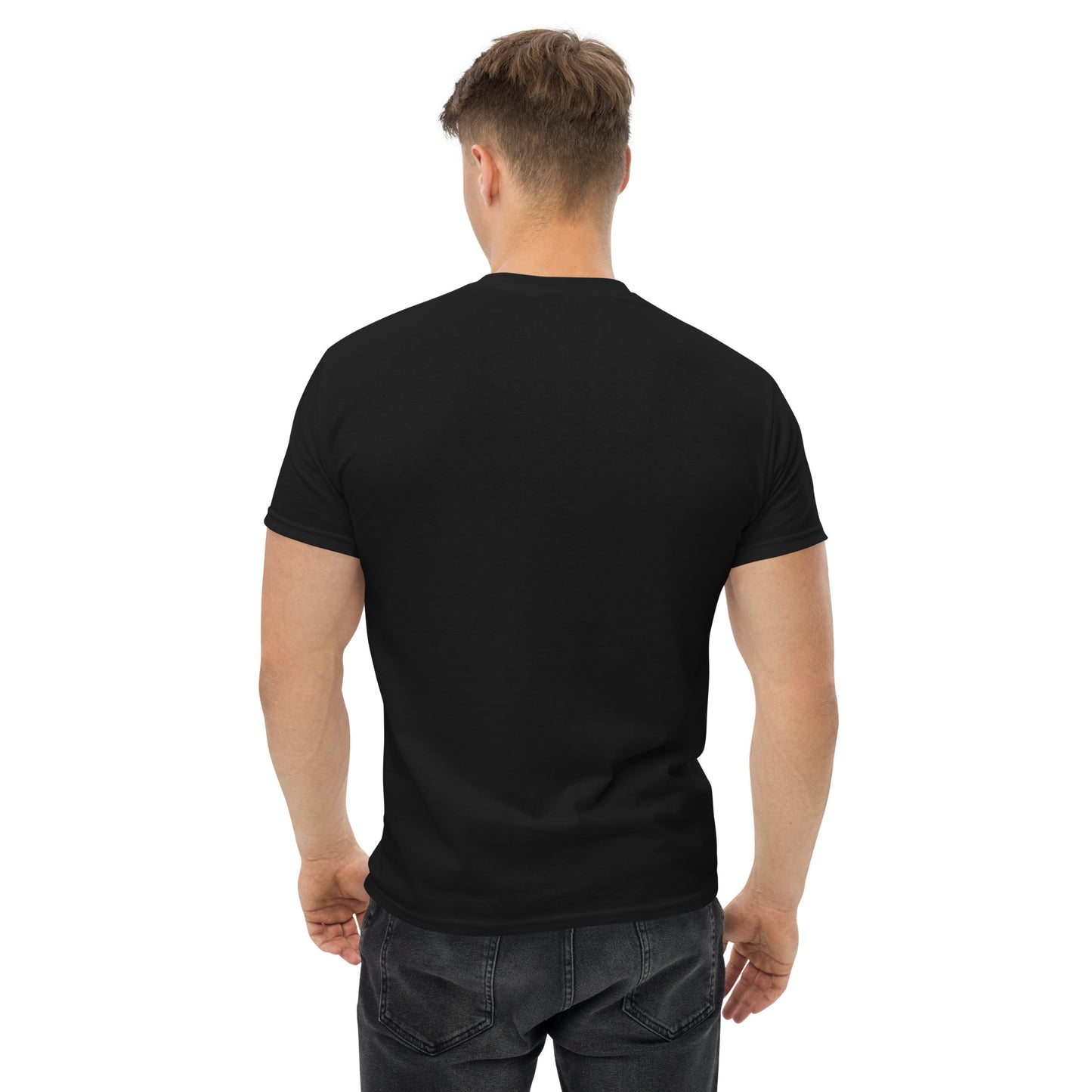 Classic unisex t-shirt with white OM symbol