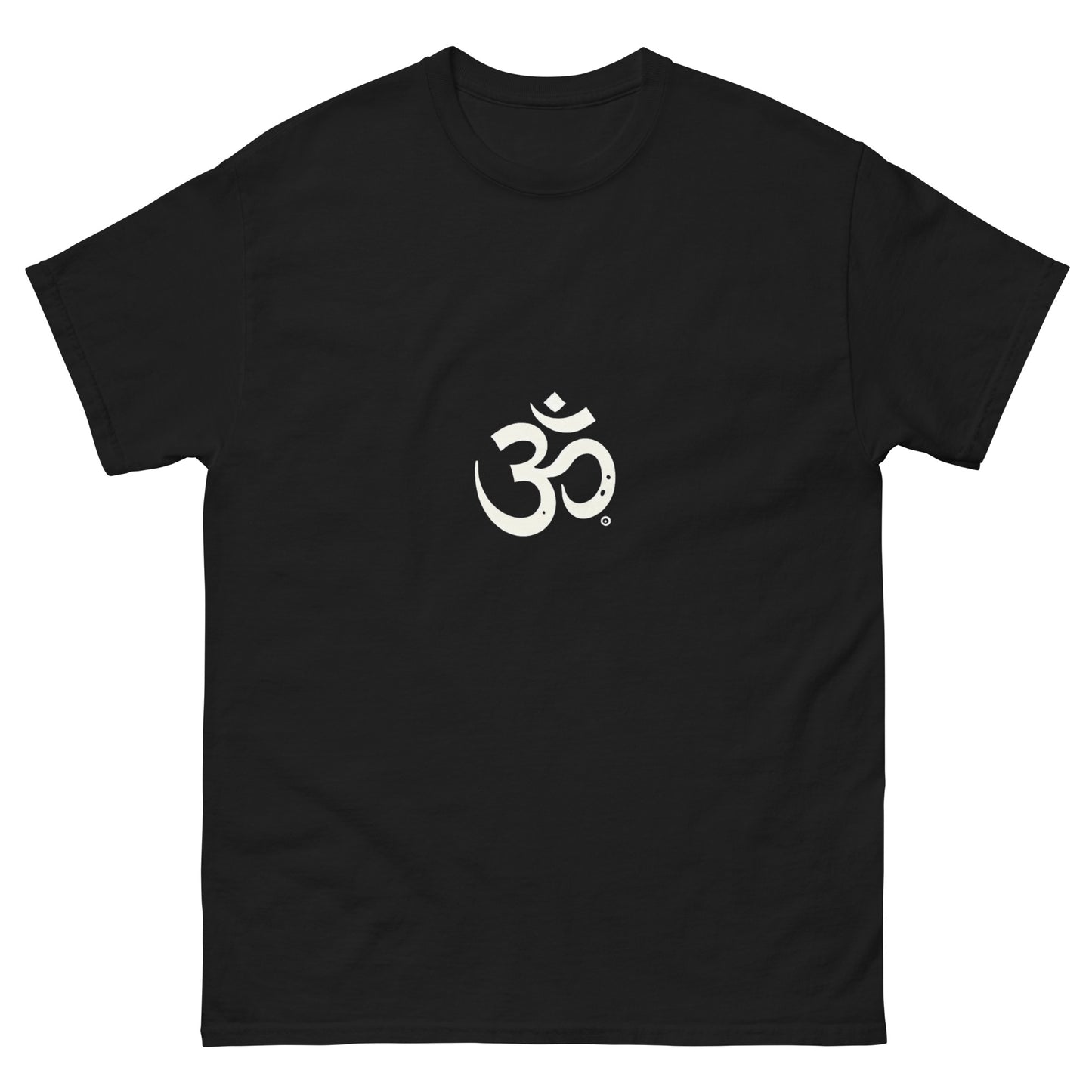 Classic unisex t-shirt with white OM symbol