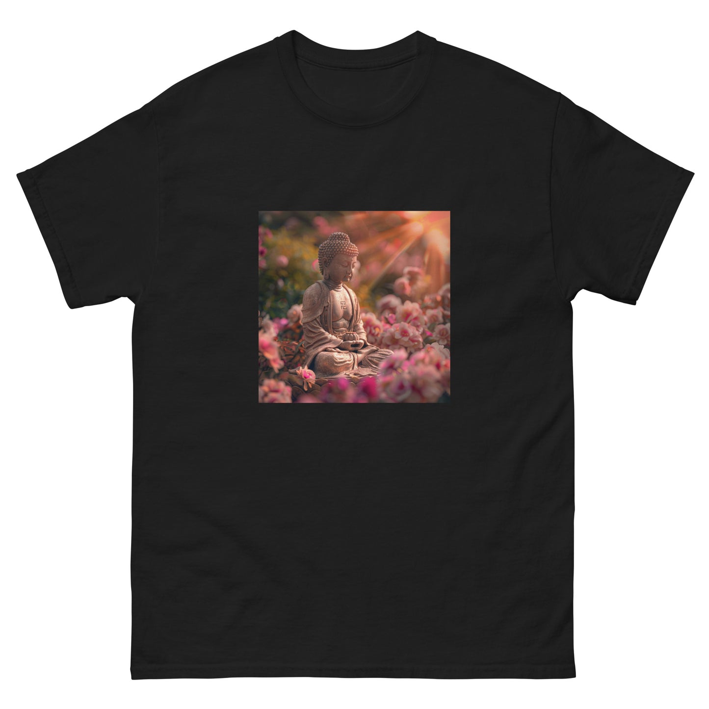 Unisex Classic T-Shirt Pink Buddha