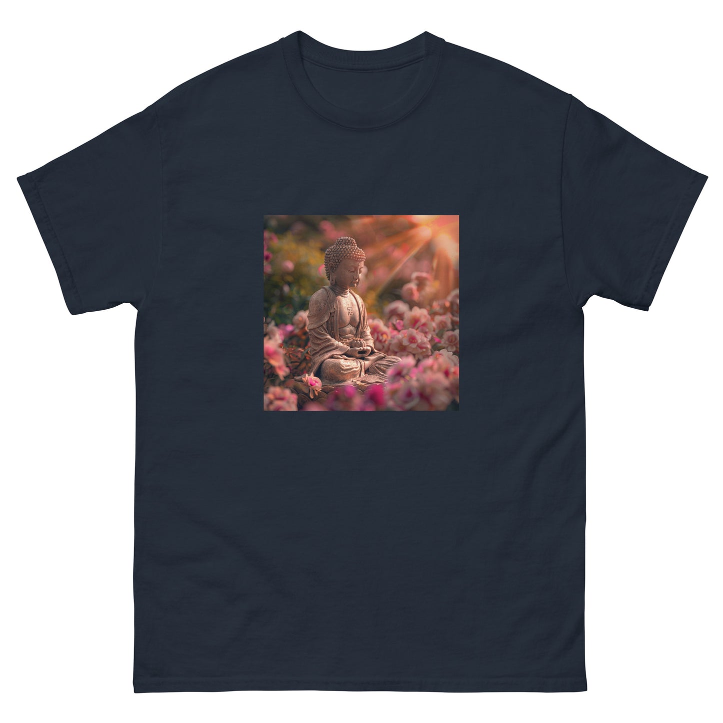 Unisex Classic T-Shirt Pink Buddha