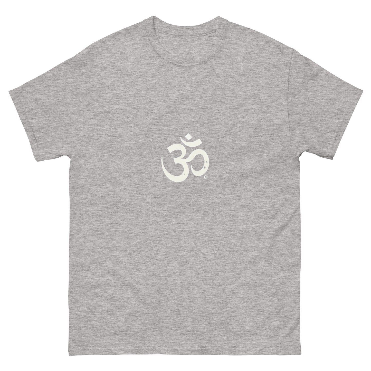 Classic unisex t-shirt with white OM symbol