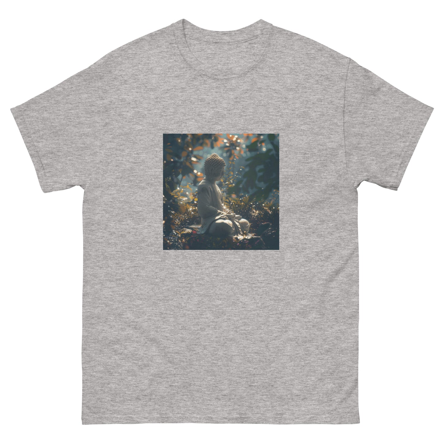 Classic unisex blue buddha t-shirt