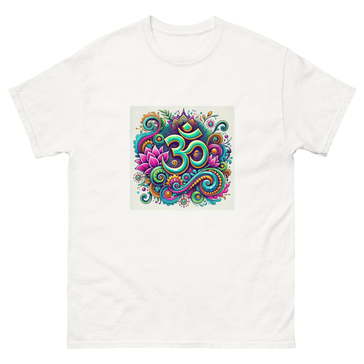 Colorful OM symbol unisex classic t-shirt