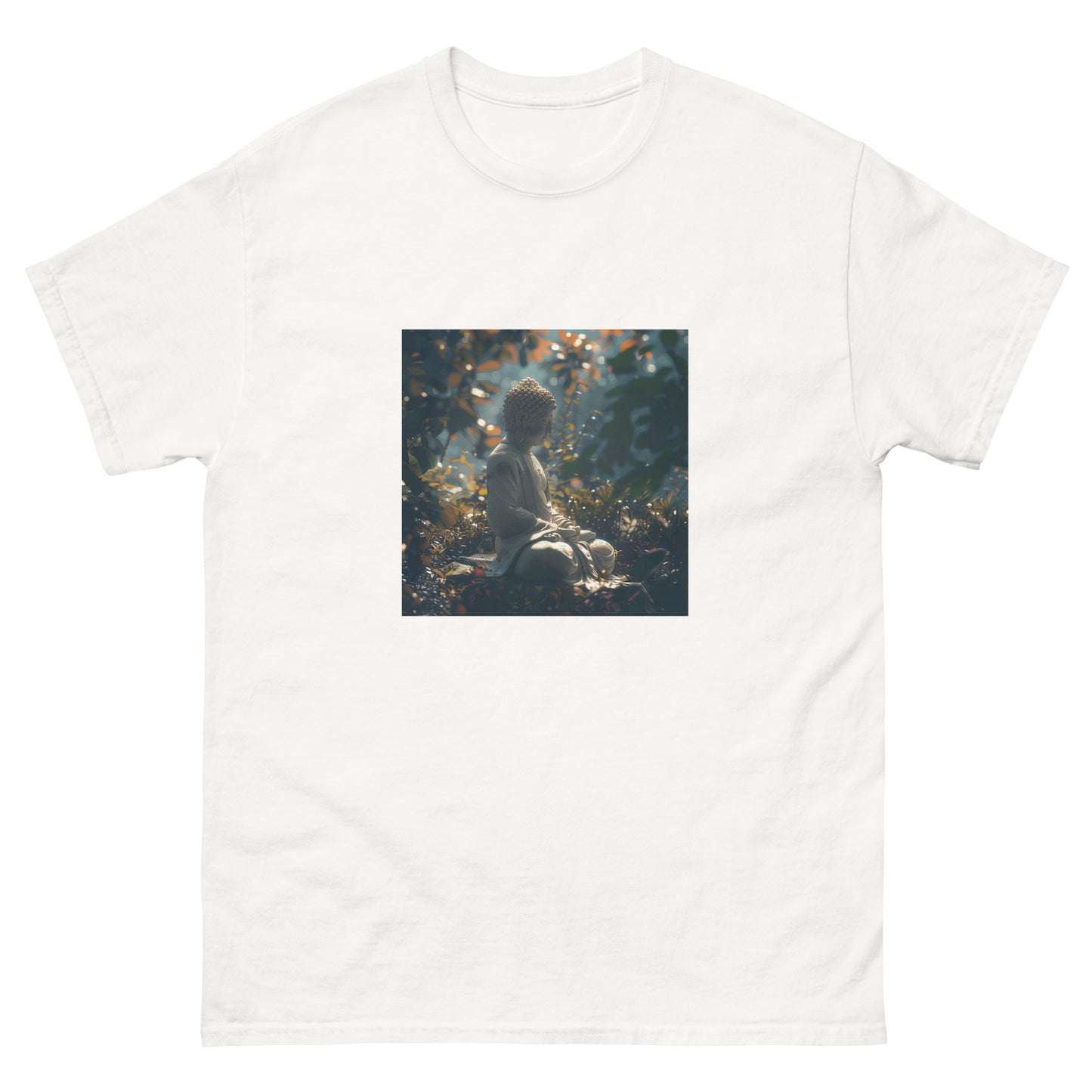 Classic unisex blue buddha t-shirt