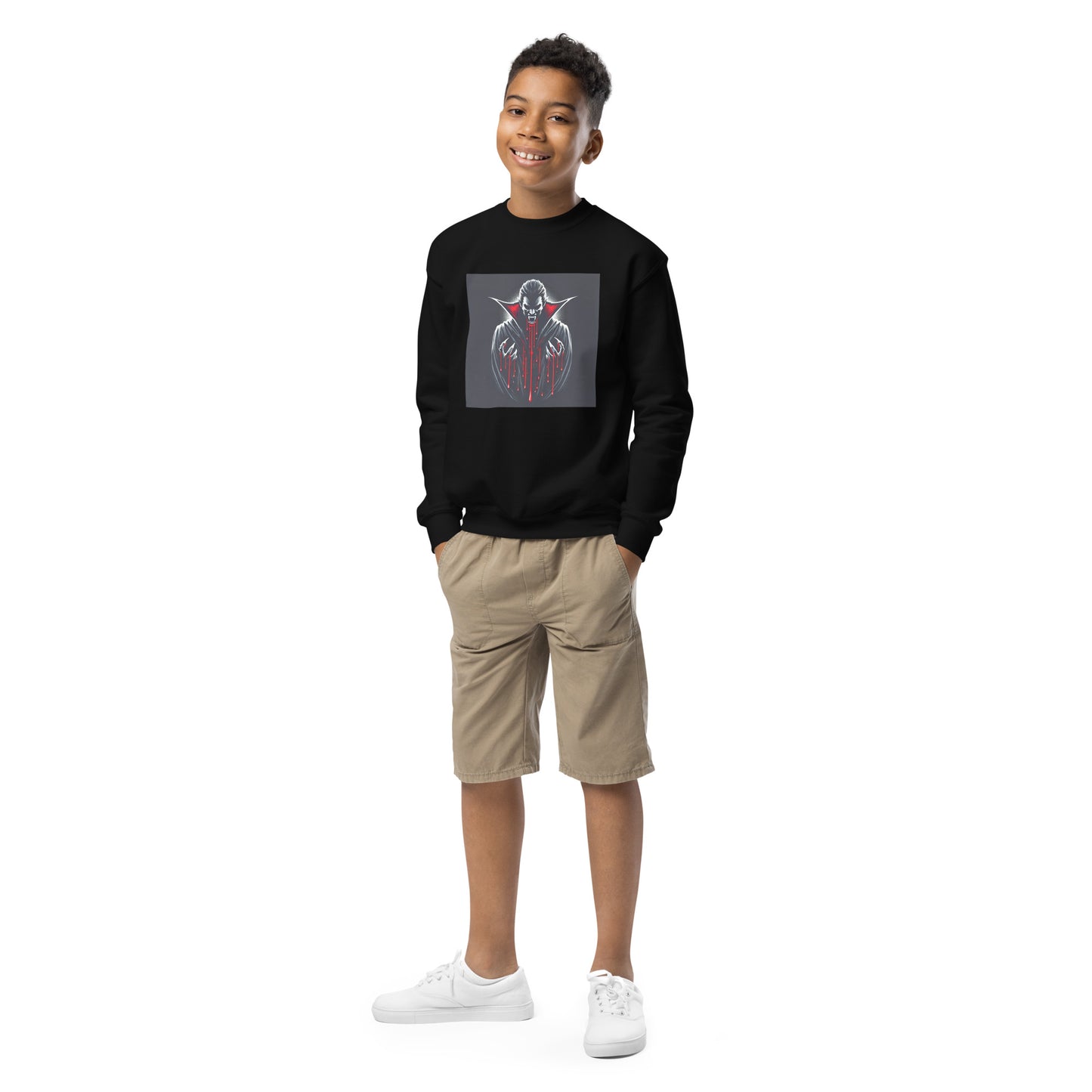 Sudadera unisex niños HALLOWEEN vampiro