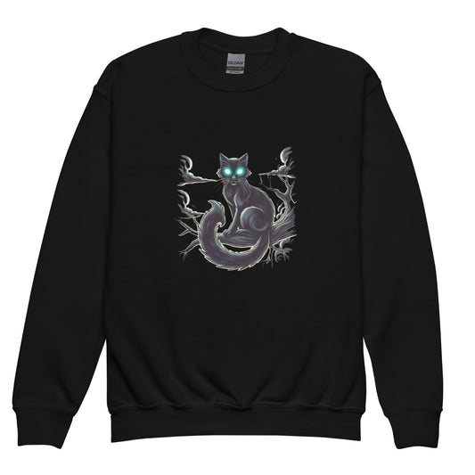 Sudadera unisex niños HALLOWEEN gato
