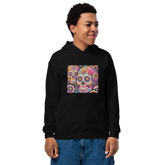 Sudadera unisex capucha niños HALLOWEEN dia muertos