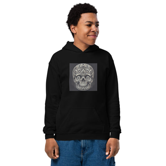 Sudadera unisex capucha niños HALLOWEEN calavera