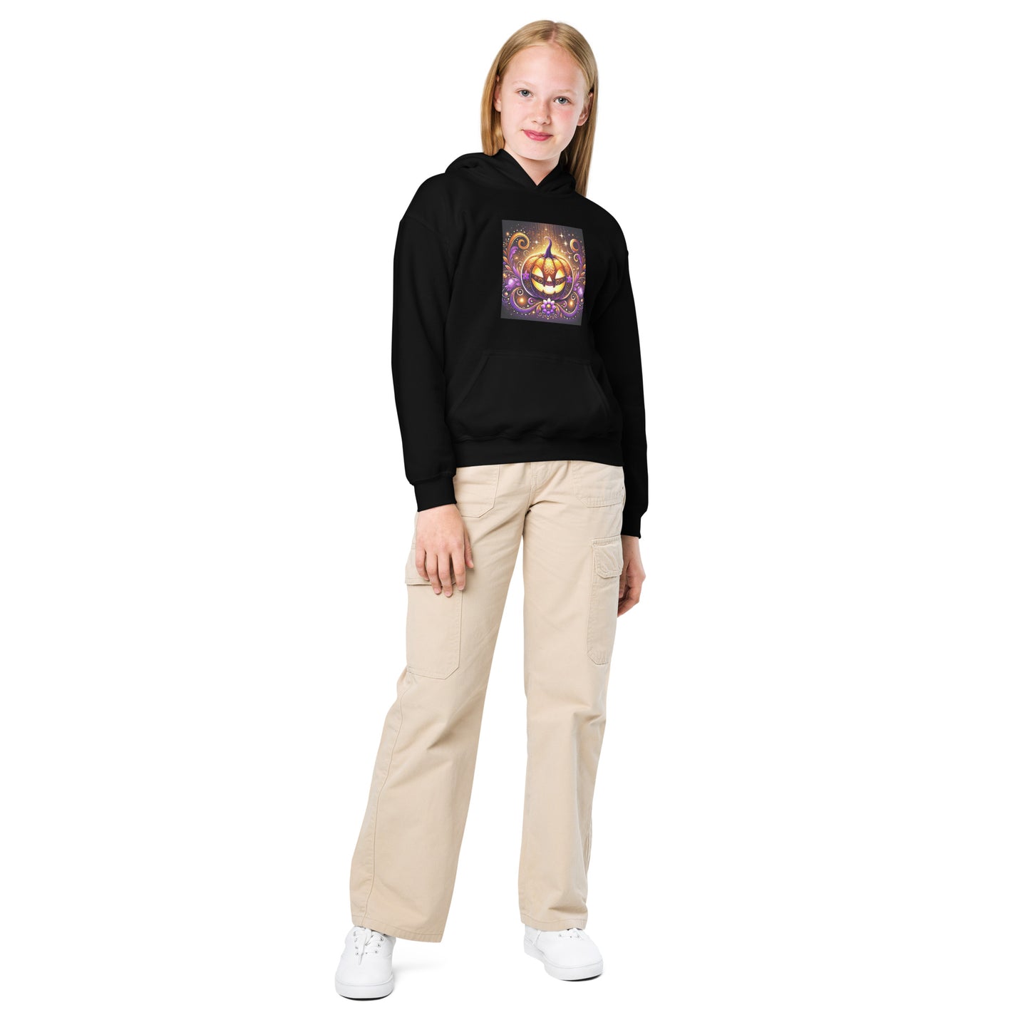 Sudadera unisex capucha niños HALLOWEEN calabaza