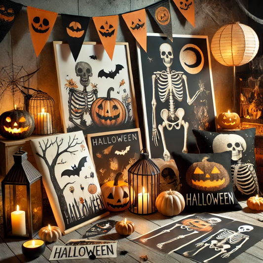 Cómo Decorar tu Hogar para Halloween con Posters, Banderas y Más