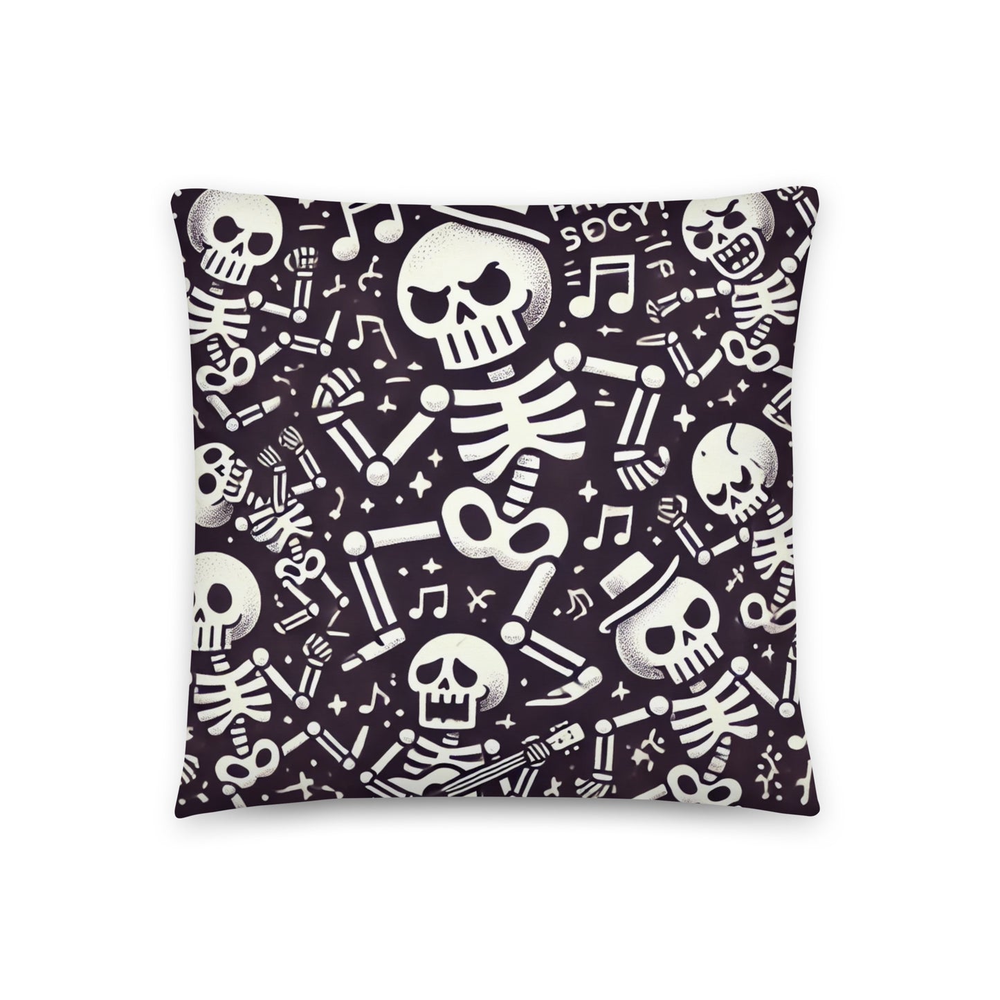 HALLOWEEN skeleton cushion