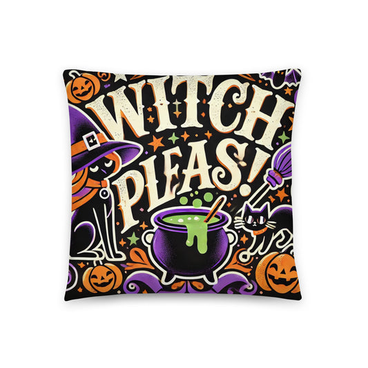 HALLOWEEN witch please cushion