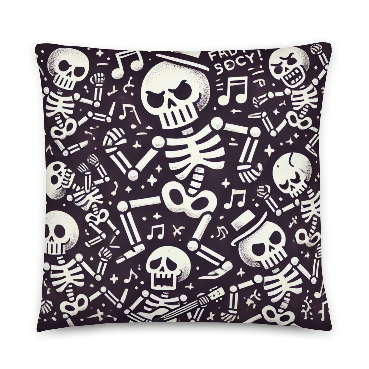 HALLOWEEN skeleton cushion