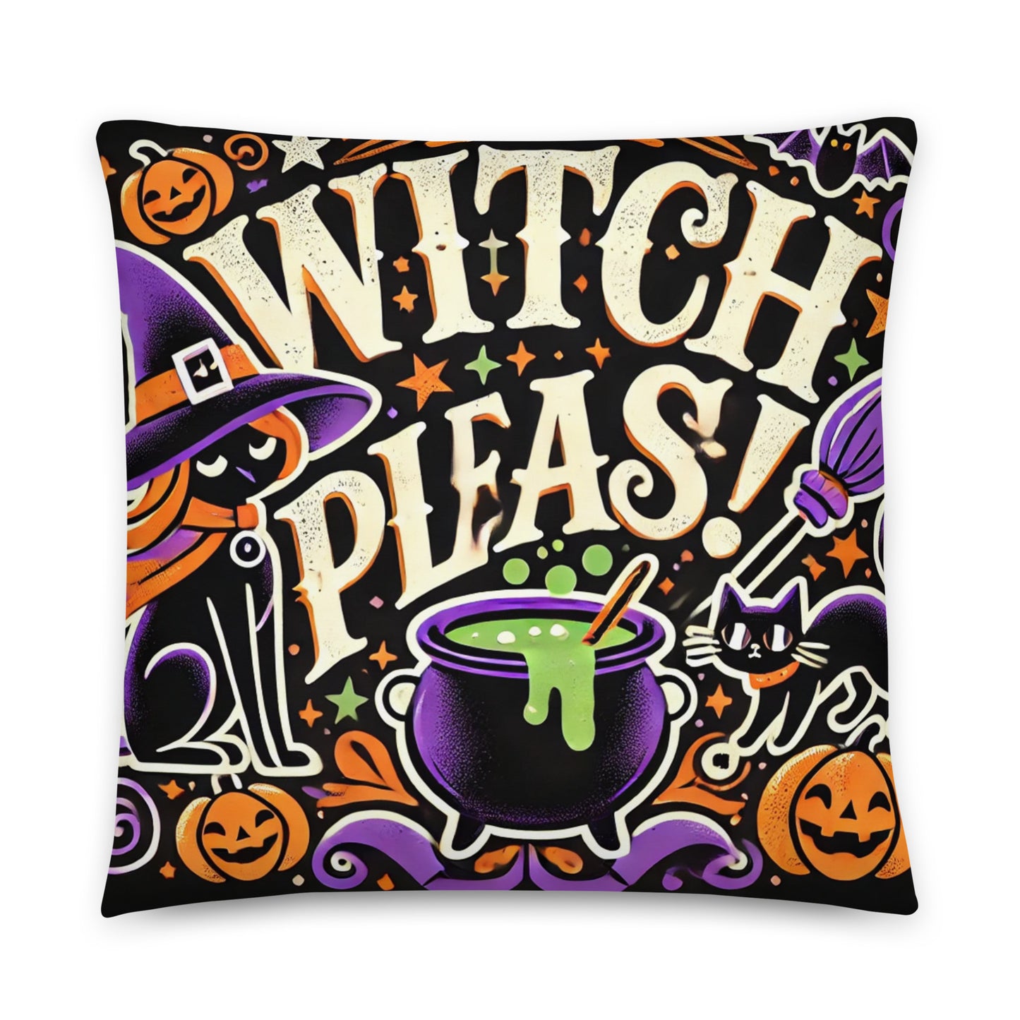 HALLOWEEN witch please cushion