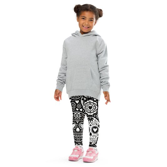 Children's leggings HALLOWEEN skulls