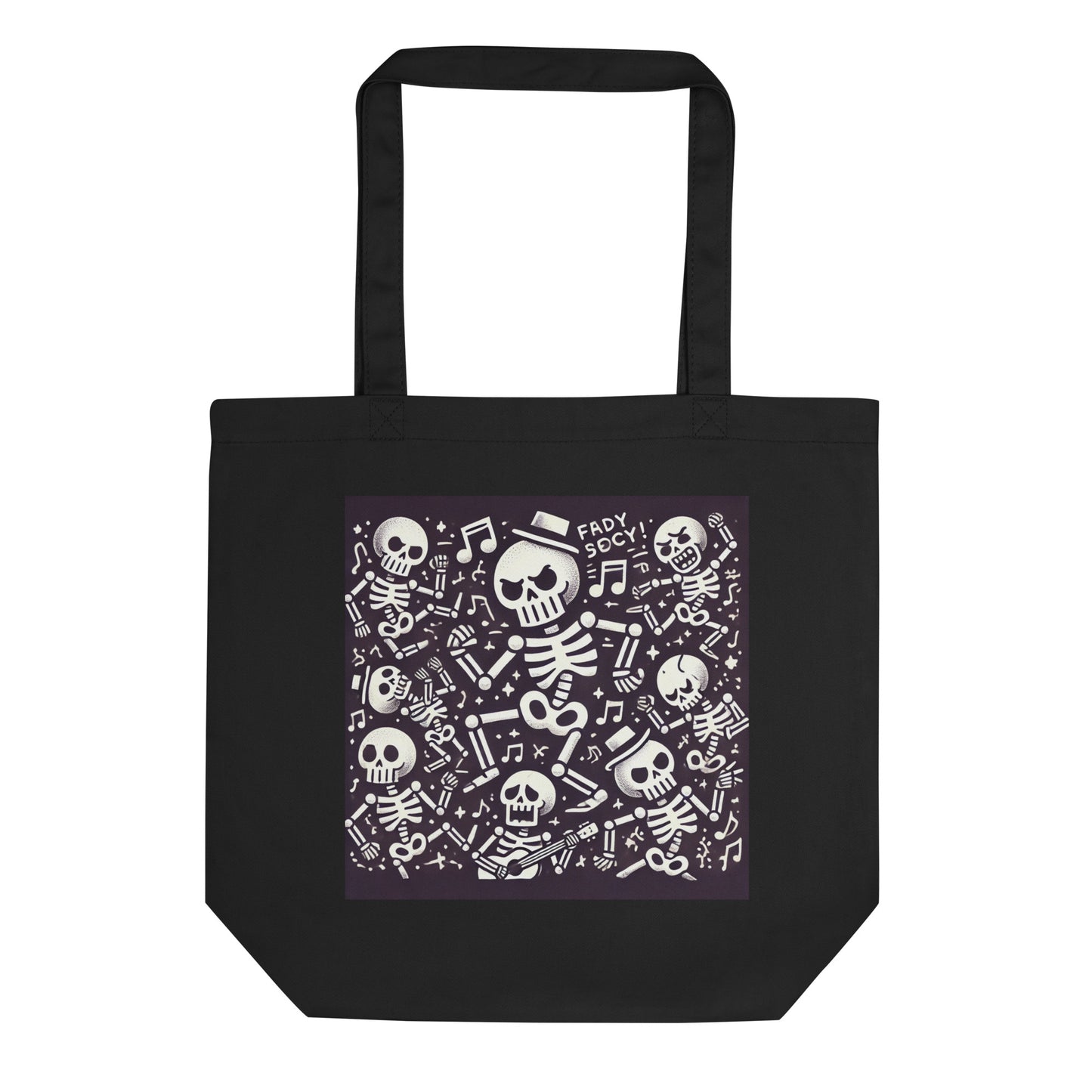 HALLOWEEN skeletons eco bag