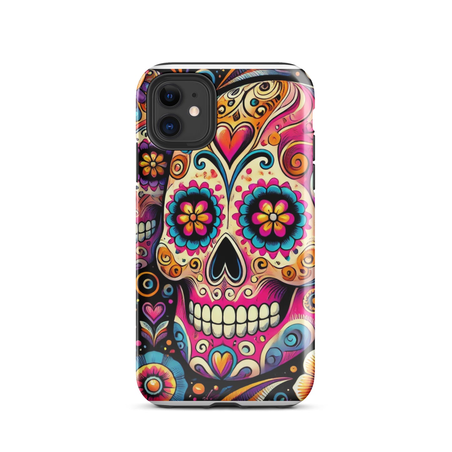 HALLOWEEN DAY OF THE DEAD iPhone Hard Case