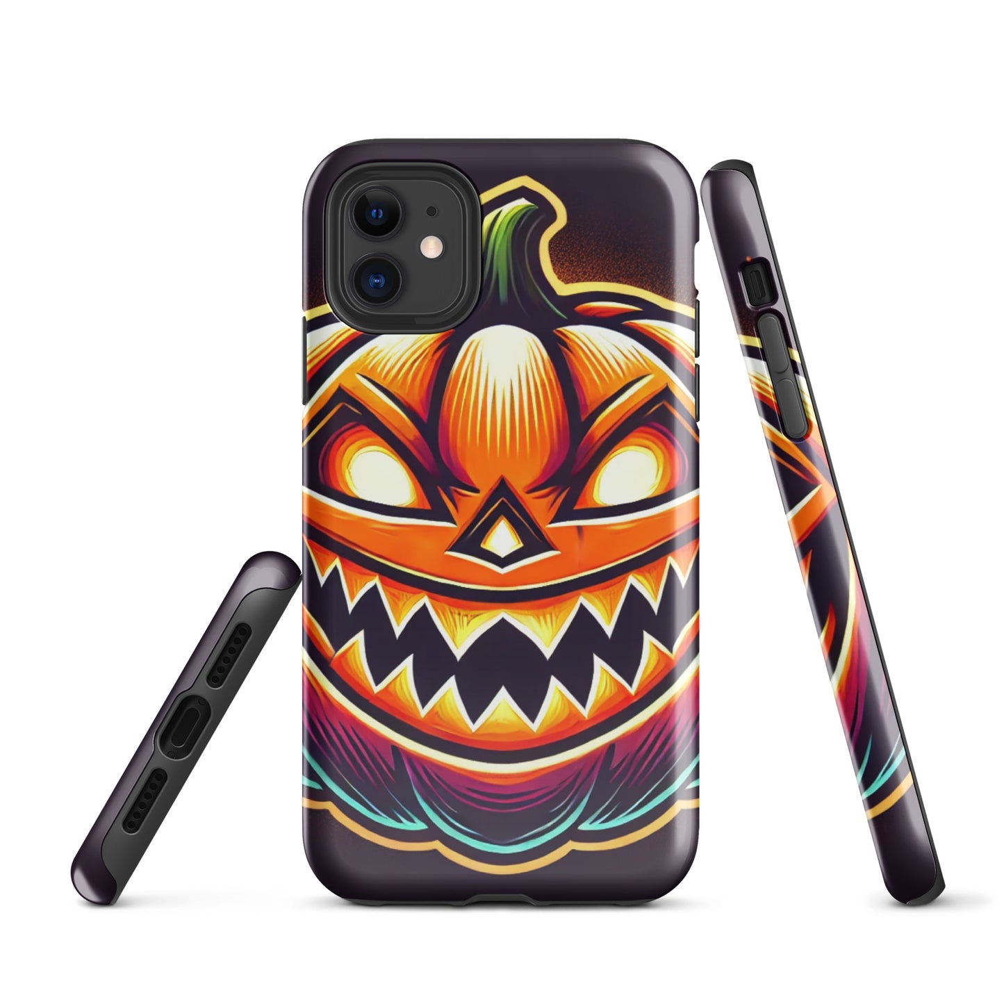 iPhone HALLOWEEN scary pumpkin hard case