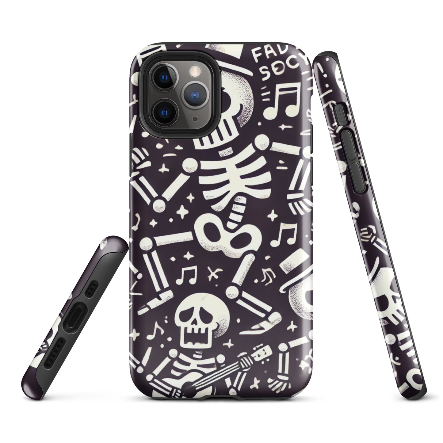 Funda dura iPhone HALLOWEEN esqueletos