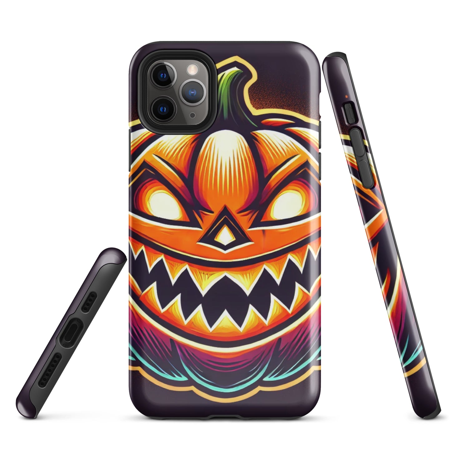 iPhone HALLOWEEN scary pumpkin hard case