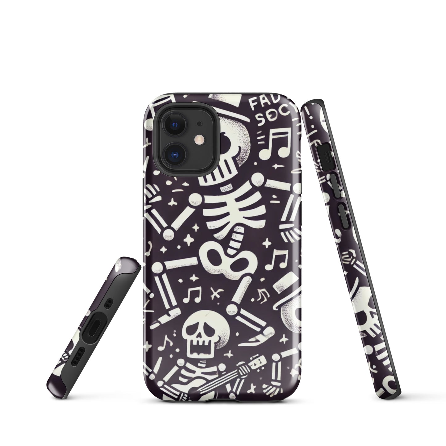 Funda dura iPhone HALLOWEEN esqueletos