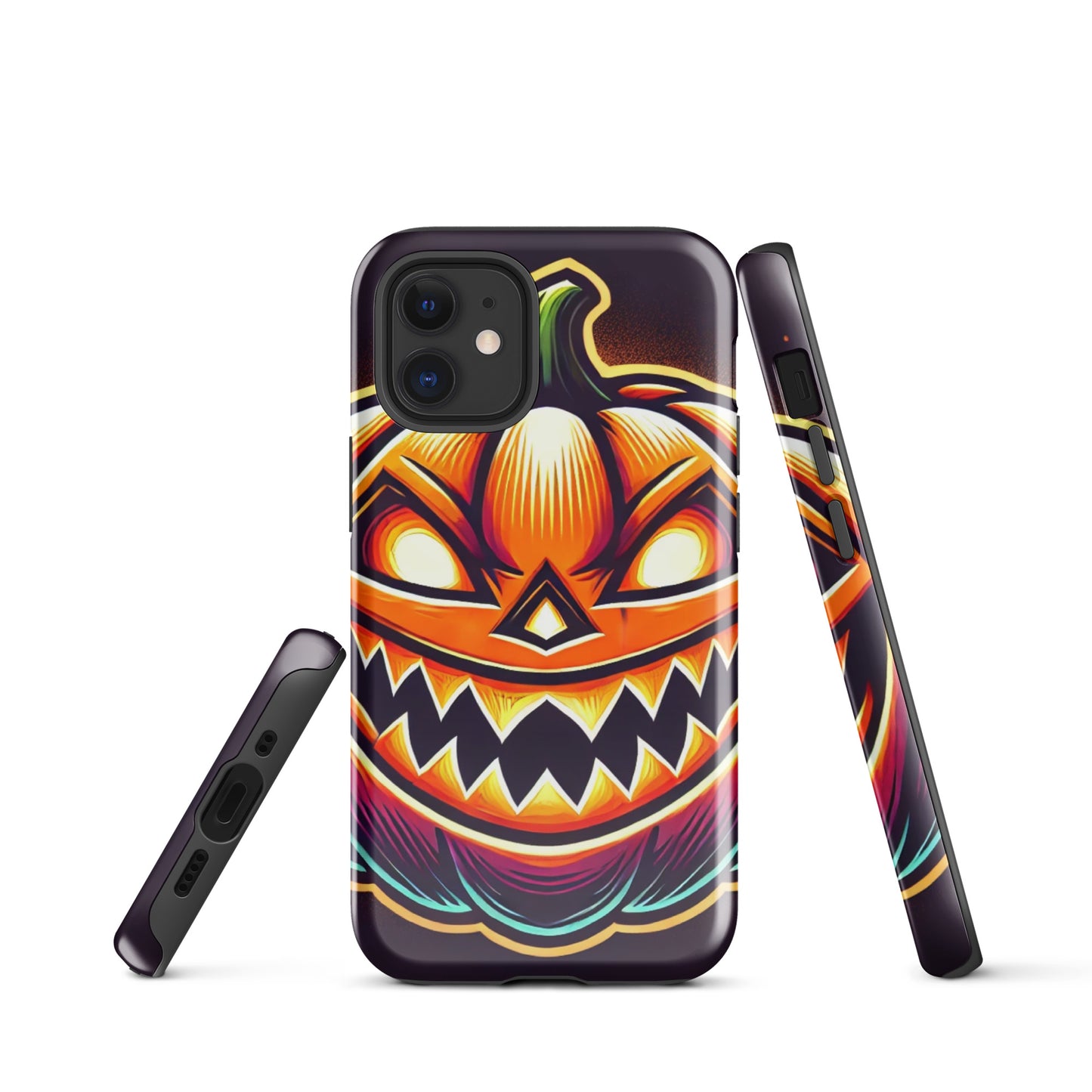 iPhone HALLOWEEN scary pumpkin hard case