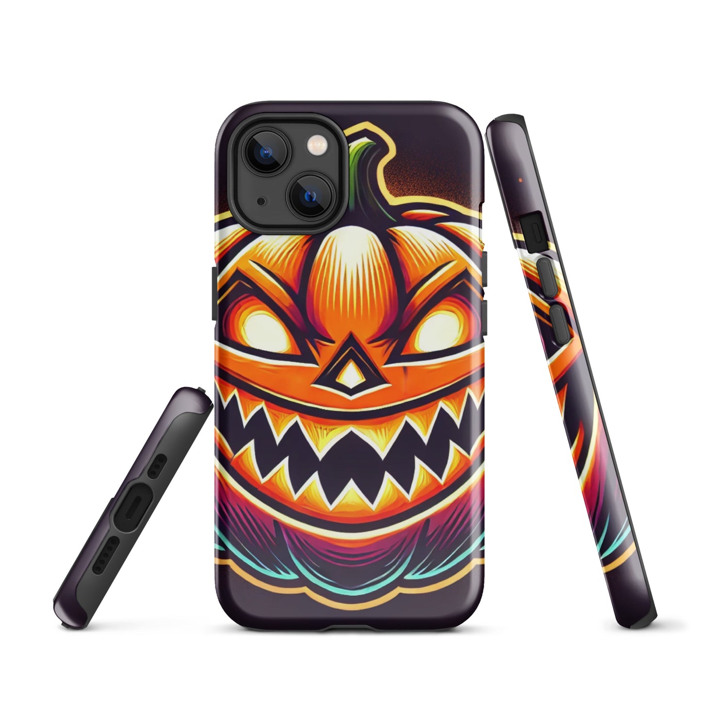 iPhone HALLOWEEN scary pumpkin hard case