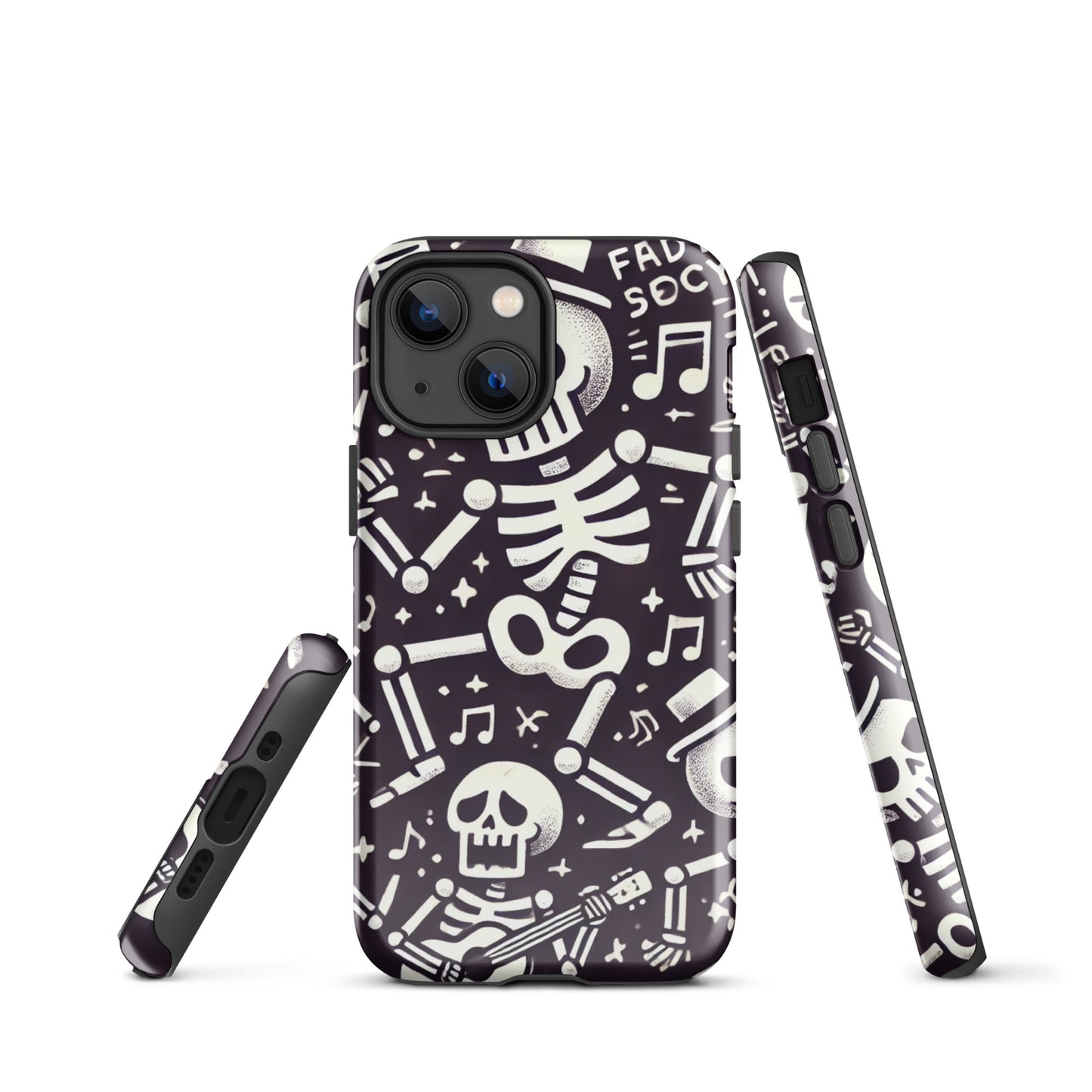 Funda dura iPhone HALLOWEEN esqueletos