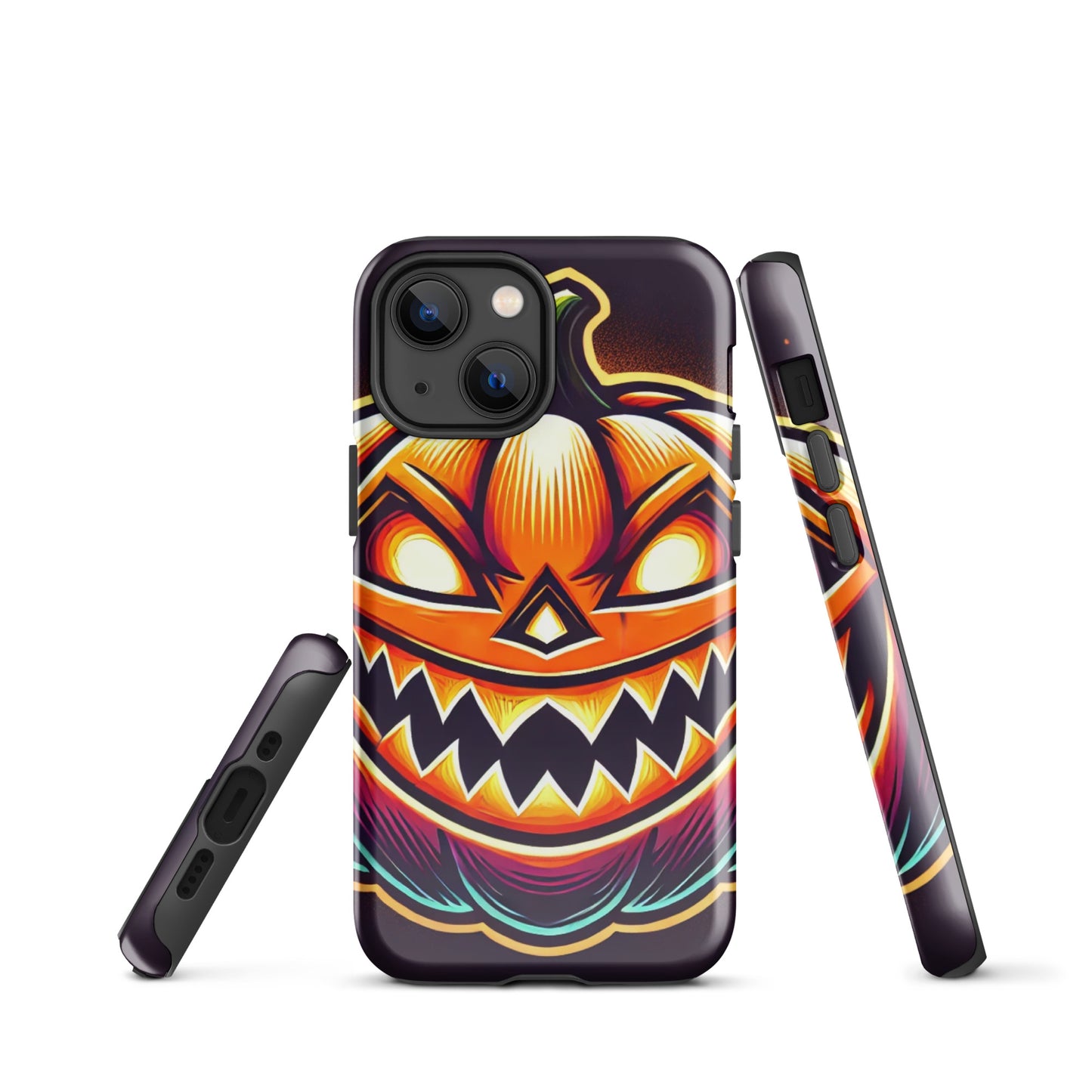 iPhone HALLOWEEN scary pumpkin hard case